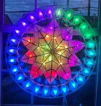 Gift Ko Poinsettia 25 inch Smart Parol - Filipino Christmas Lantern - All Season Occasion Event RGB Lighting