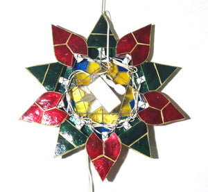 Gift Ko Sampaguita 18" Capiz Parol Filipino Christmas Lantern