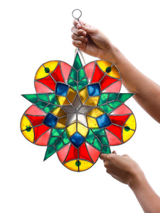 Gift Ko Sampabell Mini Capiz Parol 14" FIlipino Christmas Lantern LED