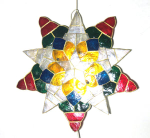 Gift Ko Starlight 18" Capiz Parol Handmade Filipino Christmas Lantern